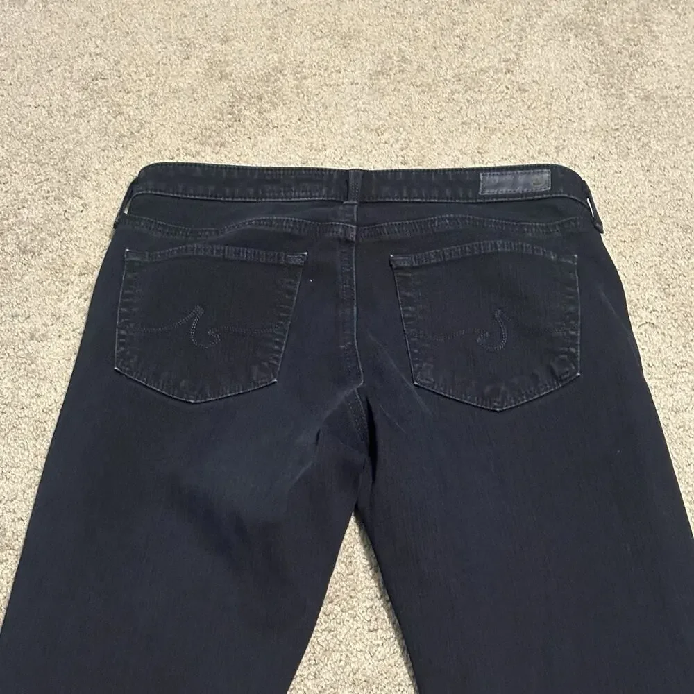 AG Adriano Goldschmied Jeans Women 28R The Prima‎ Mid Rise Cigarette Dark Blue